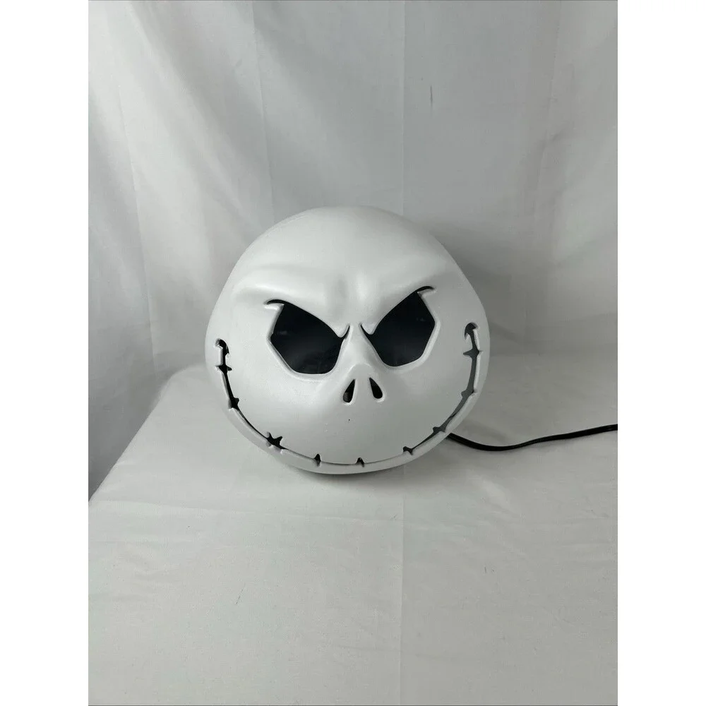 Disney Jack Skellington Head Light Up Nightmare Before Christmas Gemmy Rare